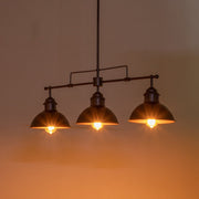 Modern Farmhouse 3-light Island Pot Lid Dome Pendant