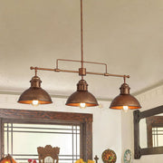 Modern Farmhouse 3-light Island Pot Lid Dome Pendant