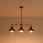 Modern Farmhouse 3-light Island Pot Lid Dome Pendant