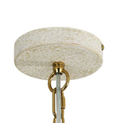 Vintage Oversized Flat Dome Metal Pendant Light