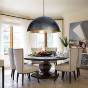 Oversized Metal Dome Pendant Light