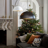 Oversized Metal Dome Pendant Light