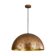 Oversized Metal Dome Pendant Light