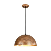Oversized Metal Dome Pendant Light