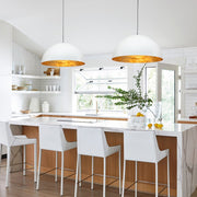 Oversized Metal Dome Pendant Light
