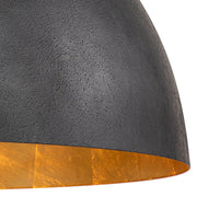 Oversized Metal Dome Pendant Light