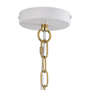 Vintage Oversized Flat Dome Metal Pendant Light