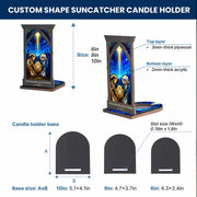 Jesus’ Birth Stained Glass Suncatcher - Perfect for Prayer Corner, Gift, or Home Decor