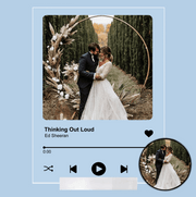 Custom Photo Your Favorite Song and Music | Personalized Gift For Couples, Valentine, Anniversary, Husband Wife, Girlfriend, Boyfriend, Her/Him | Acrylic Plaque